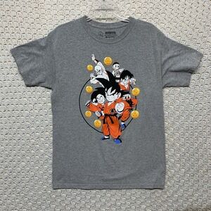 Dragon Ball T-Shirt Size Medium 38/40 grey Z Bird Studios Toei Animation Heather